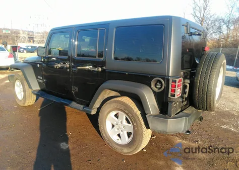 2017 Jeep Wrangler Unlimited Sport 4X4 из США, поврежденный, VIN 1C4BJWDG8HL690607